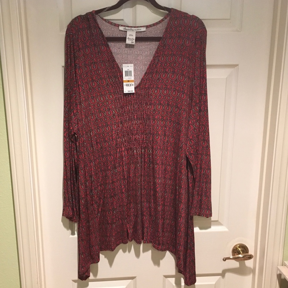 NWT New American Rag Print Top